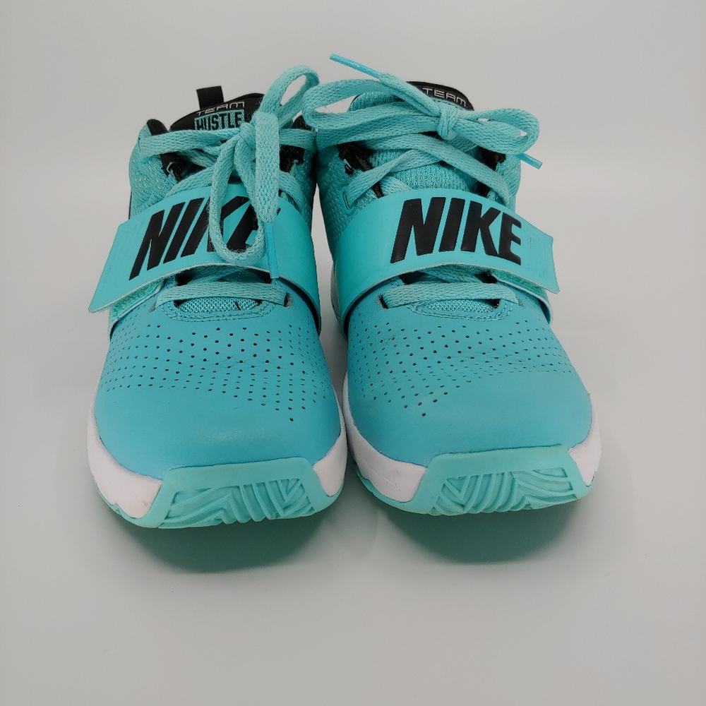Nike Team Hustle D High Tops Teal 881942-302 - Picture 2 of 5